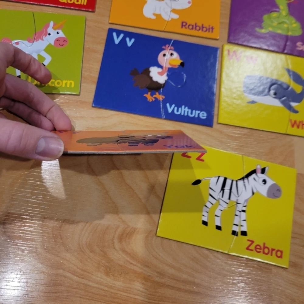 Big Alphabet Puzzle Set Match Letters Puzzle New